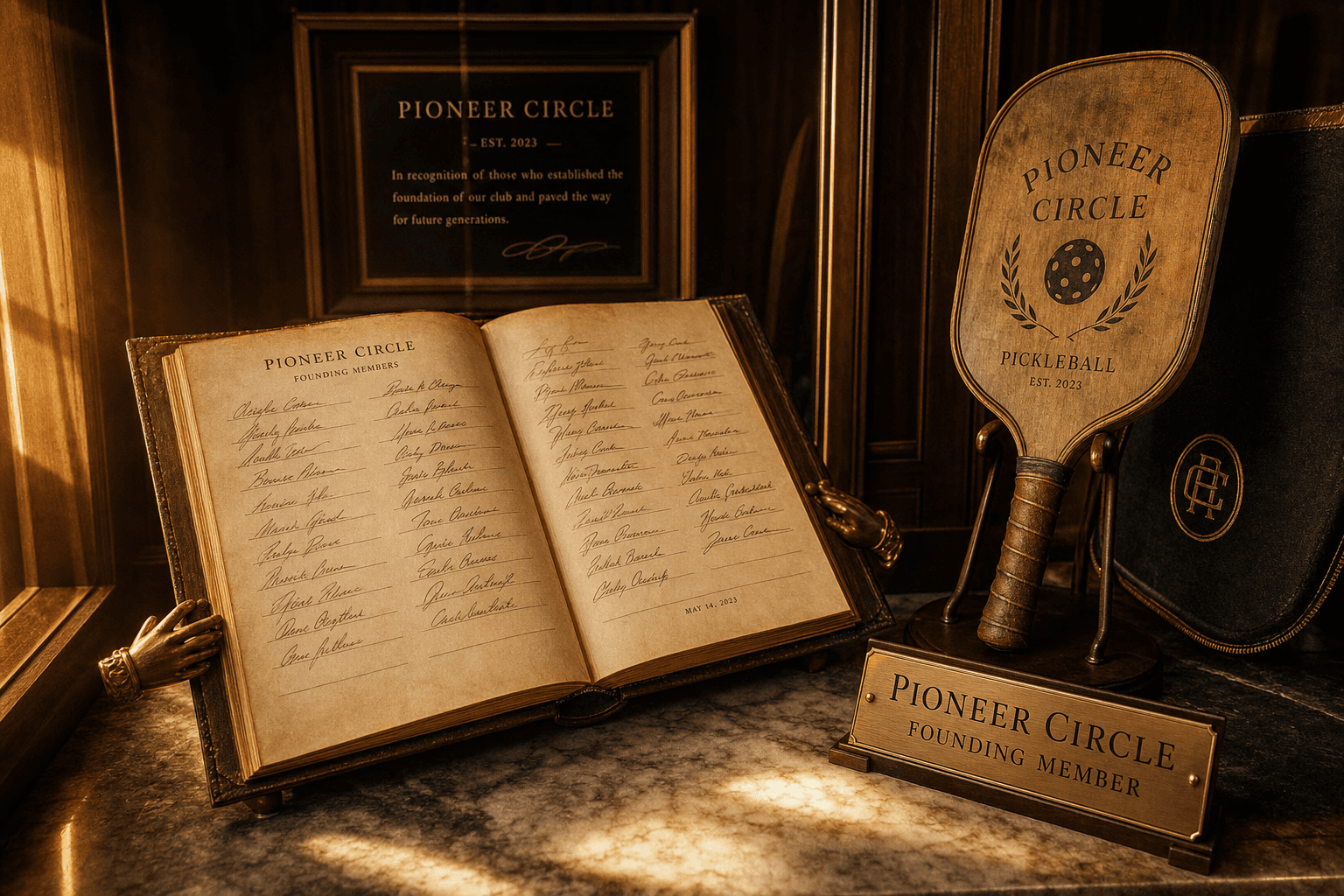 Pioneer Circle founding member registry